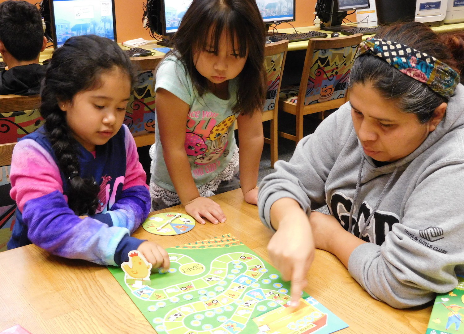 Family Board Game Day Roots & Shoots