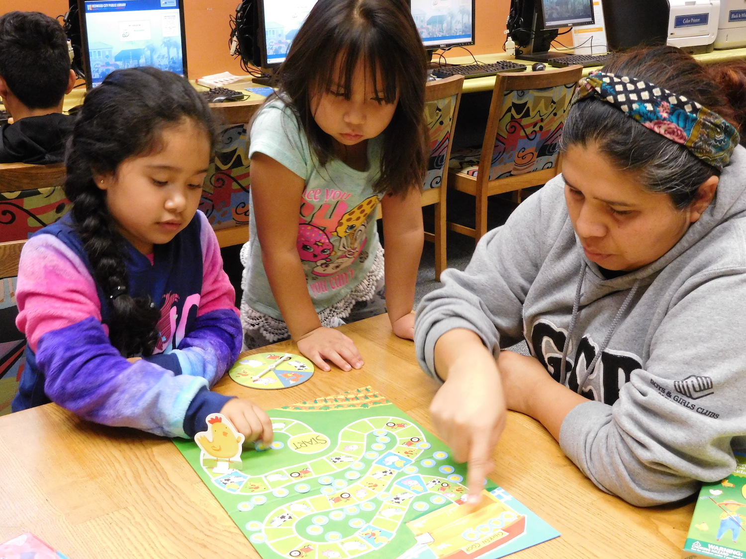 Family Board Game Day Roots & Shoots